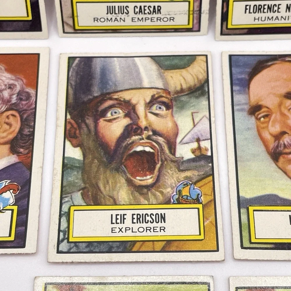Vintage Topps LOOK N‎ SEE Collectible Trading Cards LOT of 10